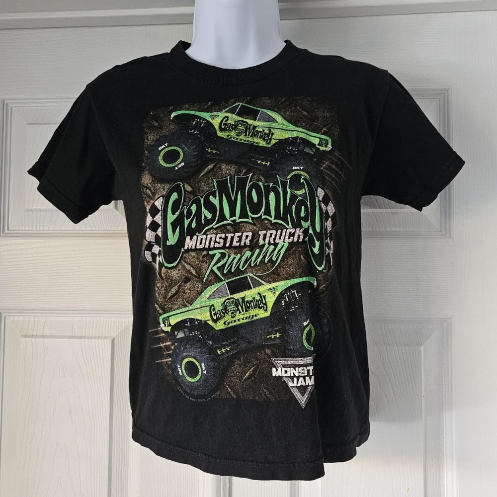 Gas monkey black & neon green 2016 racing baby teeNo size tag